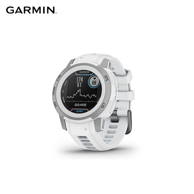 Garmin ガーミン Instinct 2S Dual Power (ソーラー充電対応) Surf Edition Ericeira  タフネスGPSウォッチ|スポーツウォッチ|トライアスロン用品