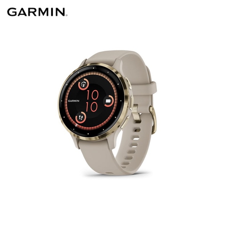 Garmin ガーミン Venu 3S French Gray / Cream Gold  フィットネスGPSウォッチ|スポーツウォッチ|トライアスロン用品