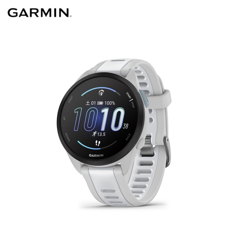 GARMIN ガーミン Forerunner フォアランナー 165 ホワイトグレー  ランニングGPSウォッチ