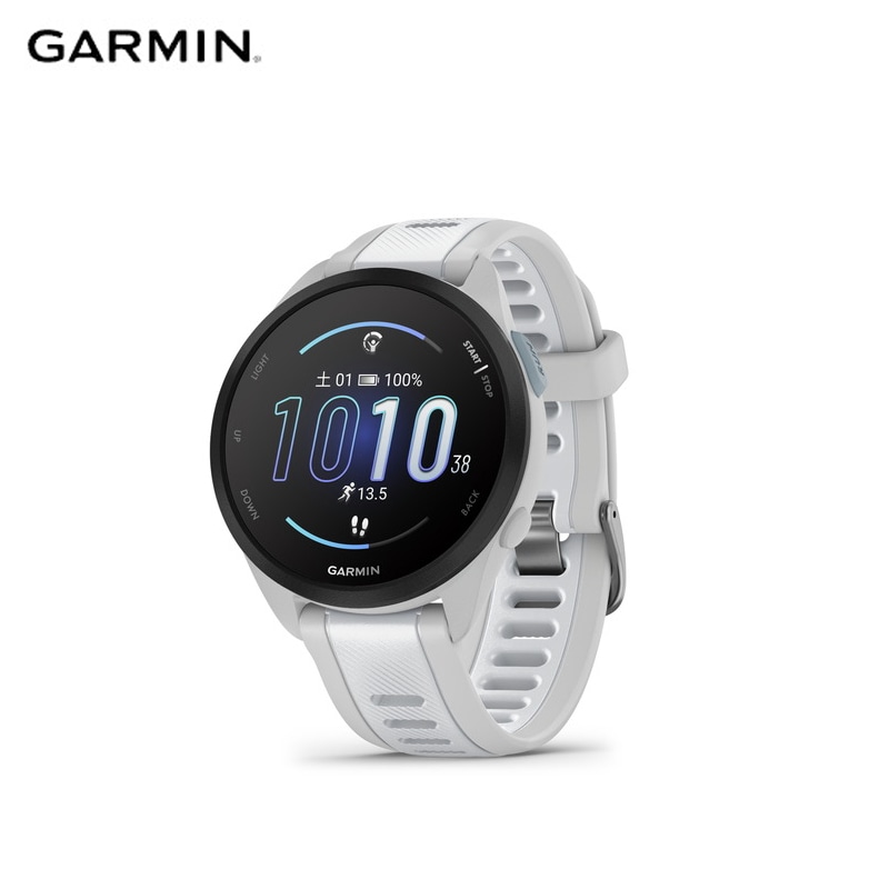 GARMIN ガーミン Forerunner フォアランナー 165 MUSIC ホワイトグレー  ランニングGPSウォッチ