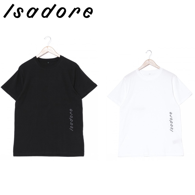 Isadore イザドア Unisex Logo T-Shirt ユニセックスショートスリーブTシャツ