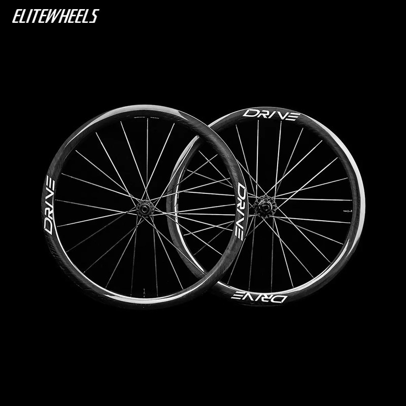 美品EliteWheels ENT 47mm カーボンホイール ディスクブレーキ