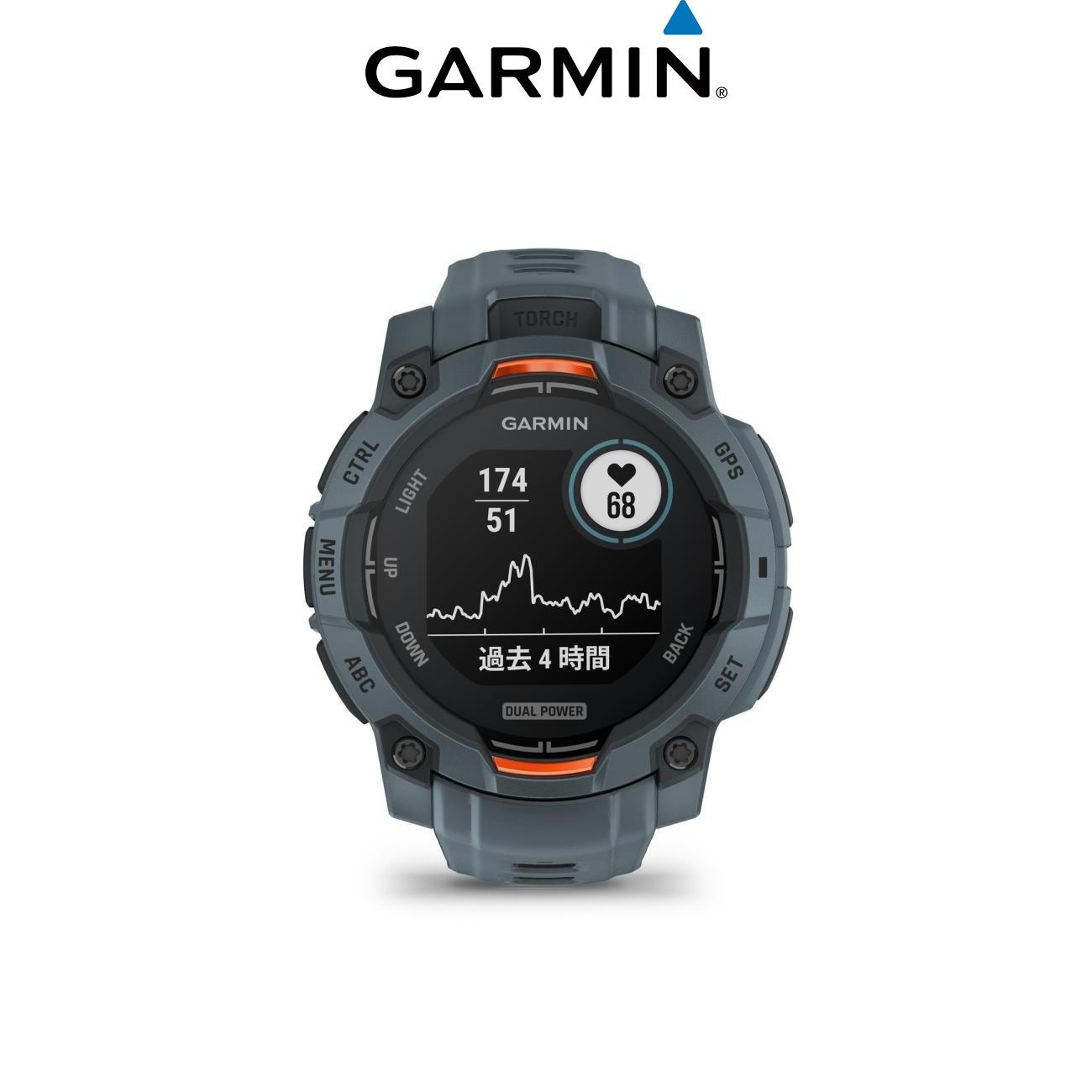 Garmin ガーミン Instinct 3 Dual PowerタフネスGPSウォッチTwilight 45mm [数量限定]　