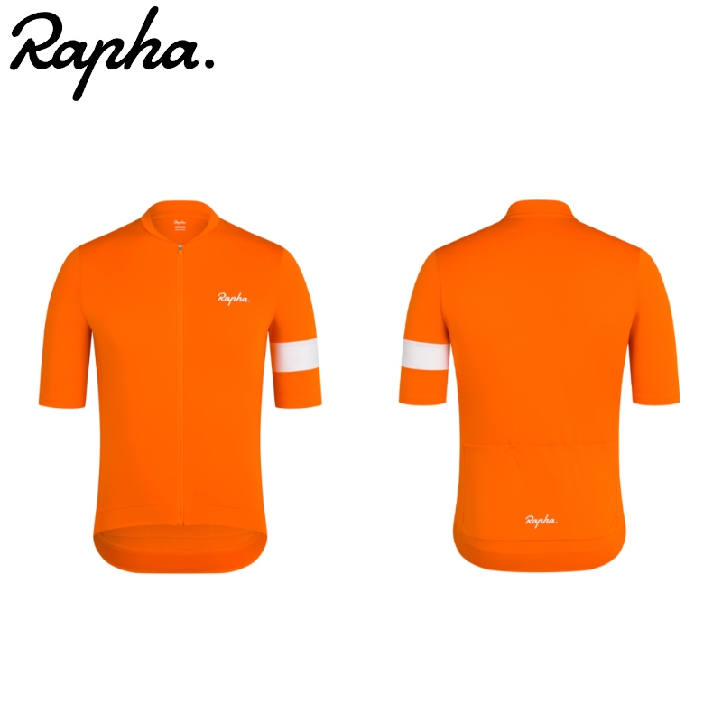 Rapha ラファ Core サイクリングジャージ Orange/White　