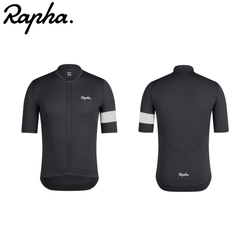 Rapha ラファ Core Lightweight サイクリングジャージ Black/White　