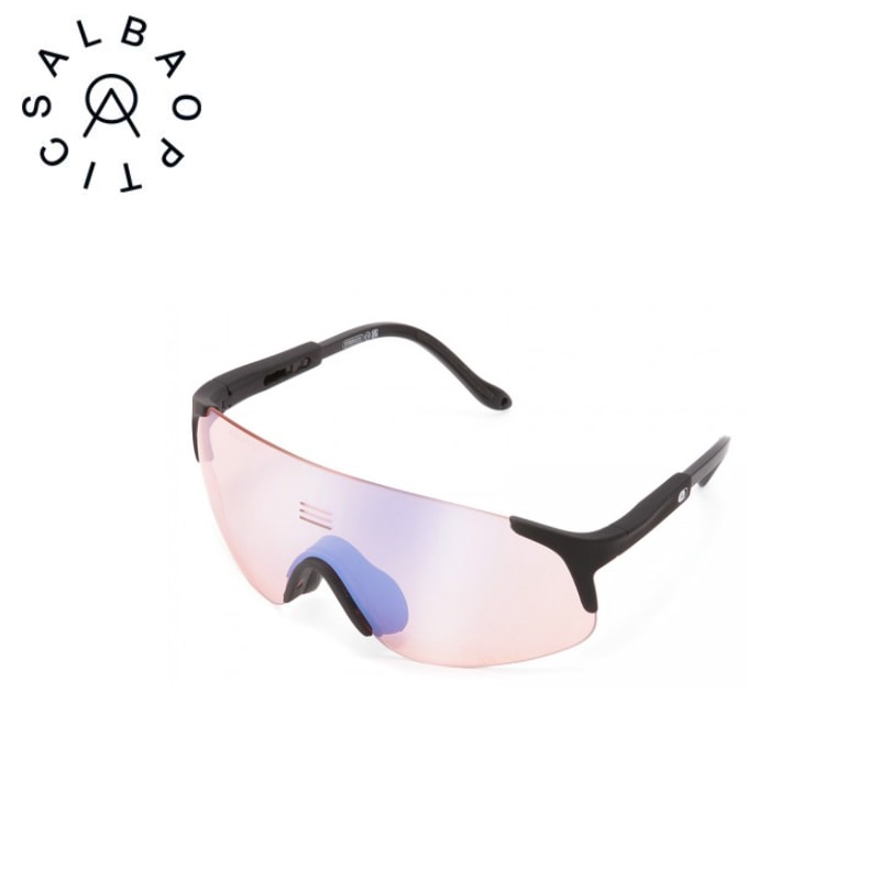 ALBA OPTICS JUMBO ジャンボ 調光ブルーミラーレンズ サングラス ブラックフレーム(BLK×F-LENS FLM)　