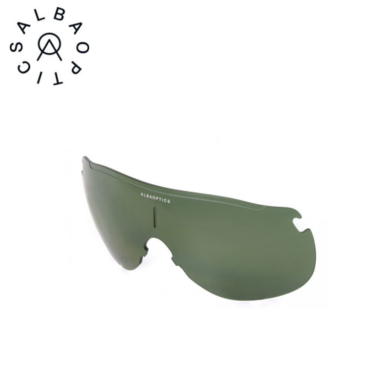 ALBA OPTICS STRATOS ストラトス用スペアレンズ（カラーレンズ）  ダークグリーンレンズ(LEAF)　