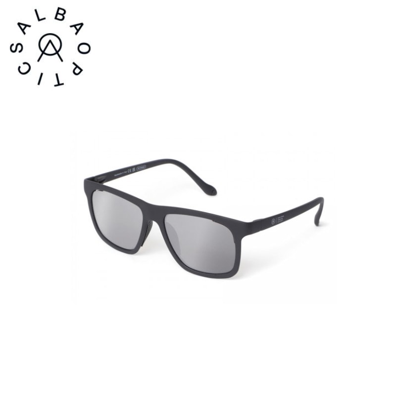 ALBA OPTICS ANVMA アヌマ シルバーミラーレンズ サングラス  ブラックフレーム(BLK*MR ALU)　