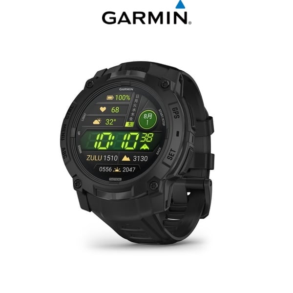 Garmin ガーミン  Instinct 3 AMOLED 50mm Tactical タフネスGPSウォッチ Black　