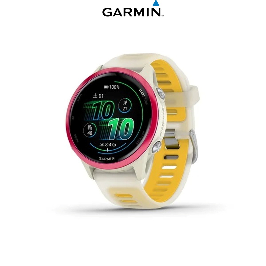 Garmin ガーミン  Forerunner 570 42mm raspberry / mango ランニングGPSウォッチ　|スポーツウォッチ|トライアスロン用品