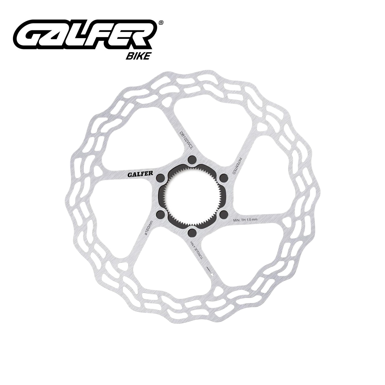 Galfer ガルファー Disc Wave Rotor for Road 160mm ディスクローター　