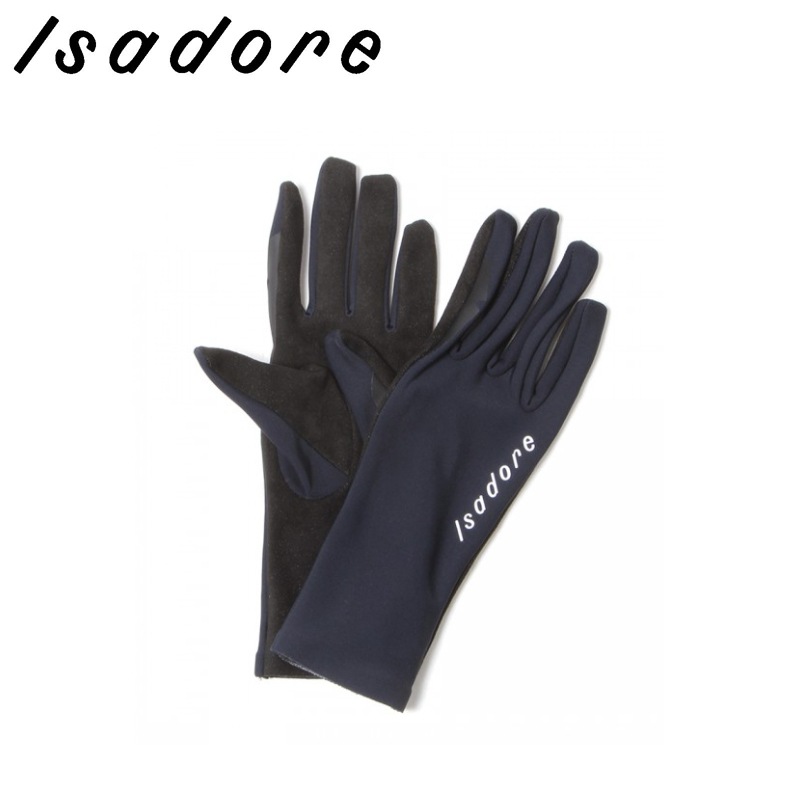Isadore イザドア Autumn-Spring Gloves ブルーグラファイト  ロングフィンガーグローブ　