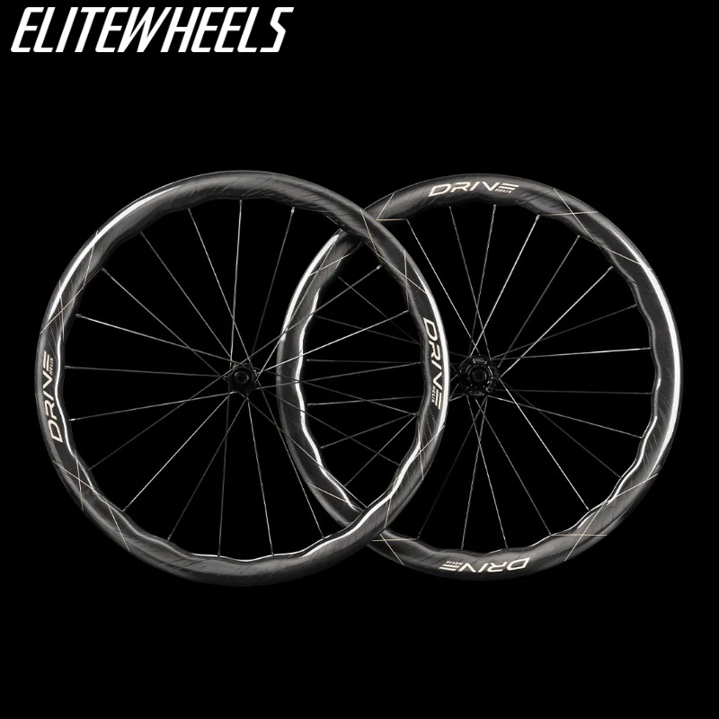 ELITEWHEELS エリートホイール Drive Helix 46D SS ドライブヘリックス 46D スチールスポーク  ディスクブレーキ前後ホイールセット ロード　|ELITEWHEELS/エ