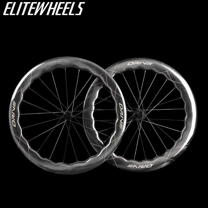 ELITEWHEELS エリートホイール Drive Helix 68D SS ドライブヘリックス 68D スチールスポーク  ディスクブレーキ前後ホイールセット ロード　|ELITEWHEELS/エ
