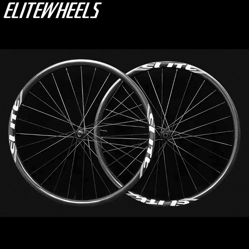ELITEWHEELS エリートホイール 29er Pro33 DB-6B Axle:QR(F:5*100 R:5*135) ディスクブレーキ前後ホイールセット MTB