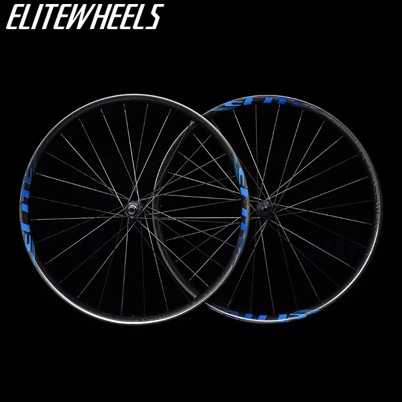 ELITEWHEELS エリートホイール 27.5er Pro35 DB-6B Axle:QR(F:5*100 R:5*135)  ディスクブレーキ前後ホイールセット MTB　|ELITEWHEELS