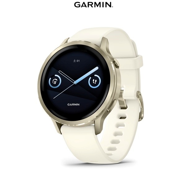 Garmin ガーミン  Venu 4 41mm Lunar Gold / Bone フィットネスGPSウォッチ　|スポーツウォッチ|トライアスロン用品