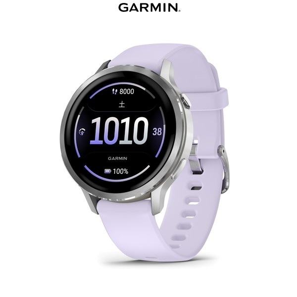 Garmin ガーミン  Venu 4 41mm Silver / Periwinkle フィットネスGPSウォッチ　|スポーツウォッチ|トライアスロン用品