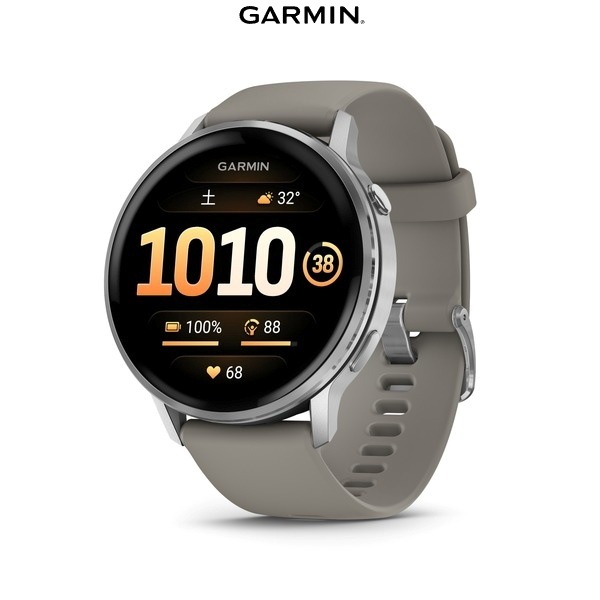 Garmin ガーミン  Venu 4 45mm Silver / Gray フィットネスGPSウォッチ　|スポーツウォッチ|トライアスロン用品