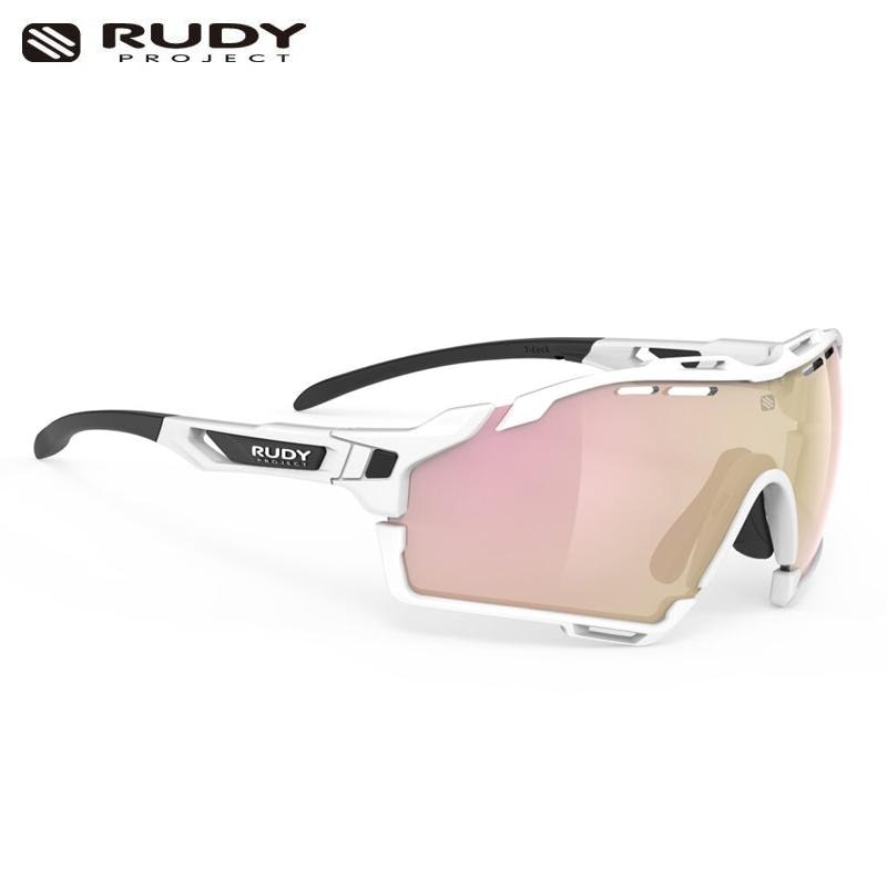 RUDY PROJECT ルディプロジェクト CUTLINE カットライン ホワイトグロスフレーム マルチレーザーローズゴールドレンズ　