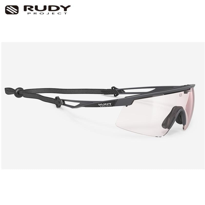 RUDY PROJECT TURBOLENCE ターボレンス チャコールマットフレーム インパクトX2調光レッドレンズ インターフェイス・エラスティックコード付属　