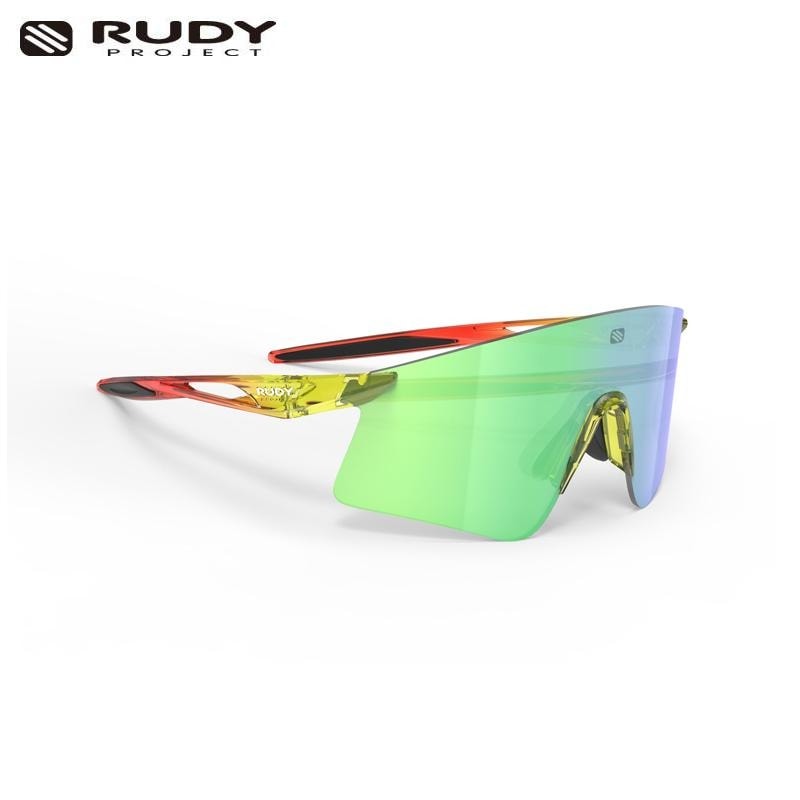RUDY PROJECT アストラルX スプリングエディション クリスタルアップルグリーン レッドフルオ フェードグロスフレーム マルチレーザーグリーンレンズ　