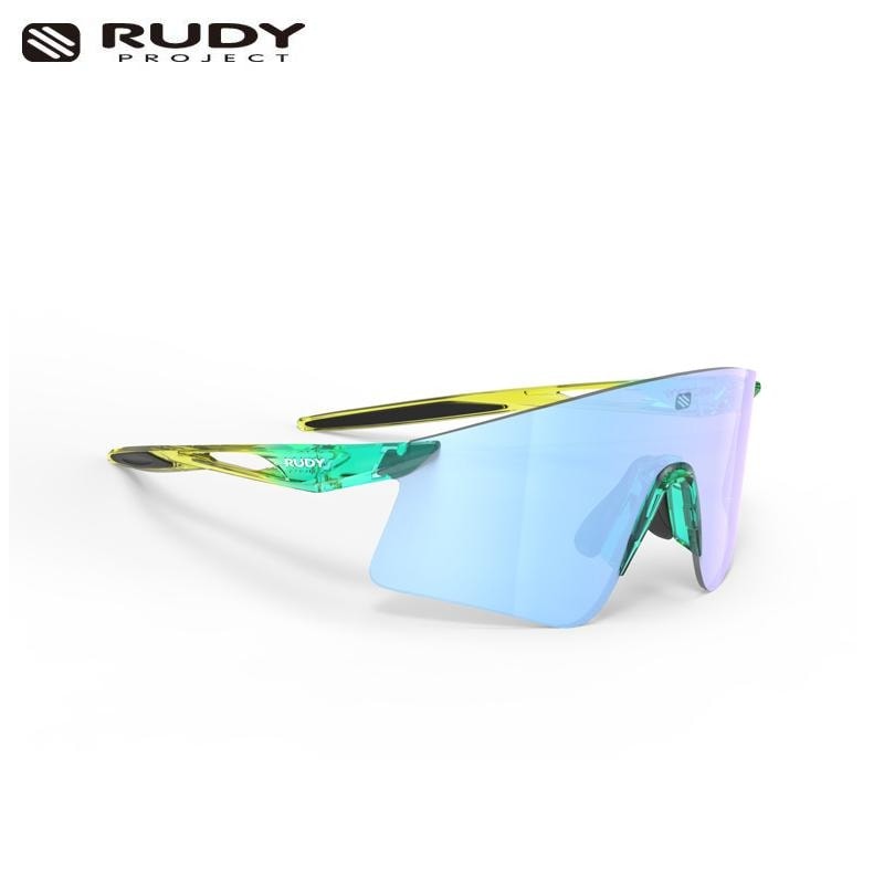 RUDY PROJECT アストラルX スプリングエディション クリスタルアクアマリン アップルグリーンフェード グロスフレーム マルチレーザーアイスレンズ　