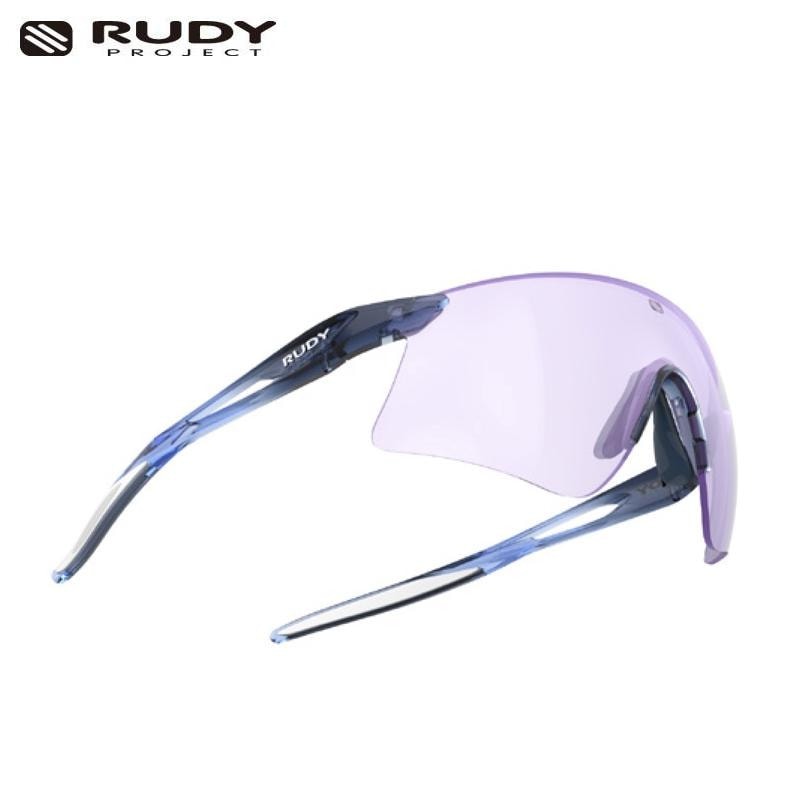 RUDY PROJECT ASTRAL-S クリスタル ブルーアヴィオ スカイ フェード グロス/インパクトX2 調光レーザーパープルレンズ　