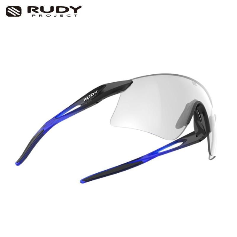 RUDY PROJECT ASTRAL-S ブラック フェード クリスタル ブルーグロス/インパクトX2 調光レーザーブラックレンズ　