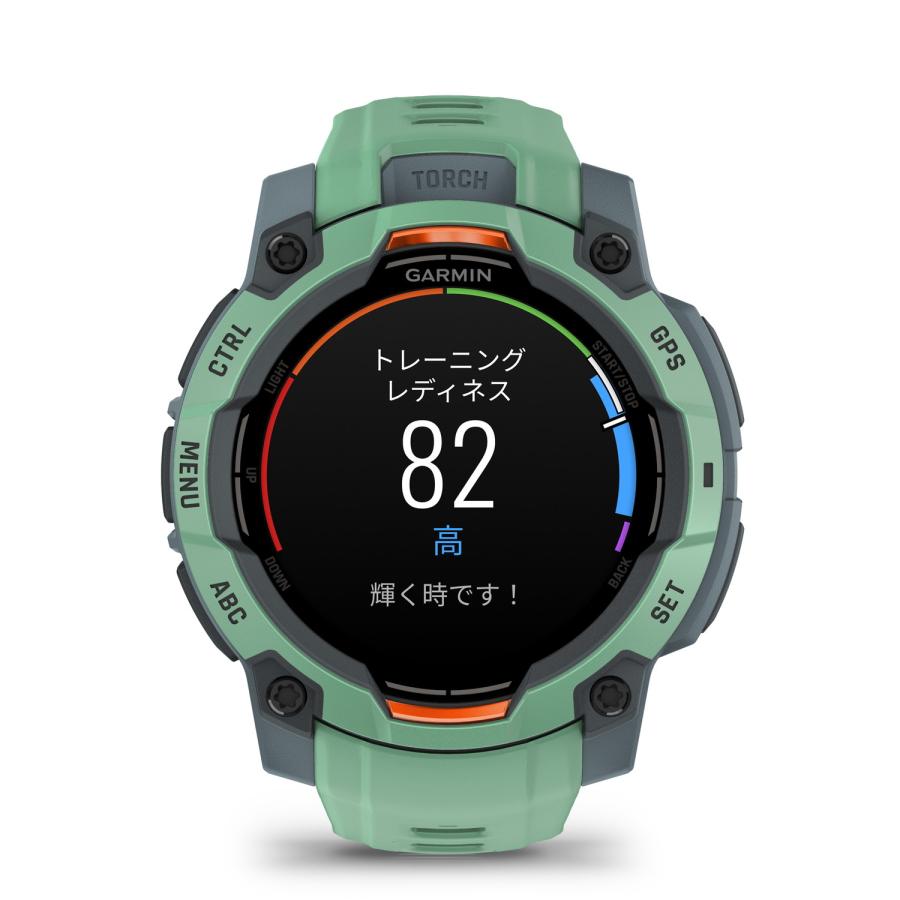 Garmin ガーミン Instinct 3 AMOLEDタフネスGPSウォッチNeotropic 45mm [数量限定]　