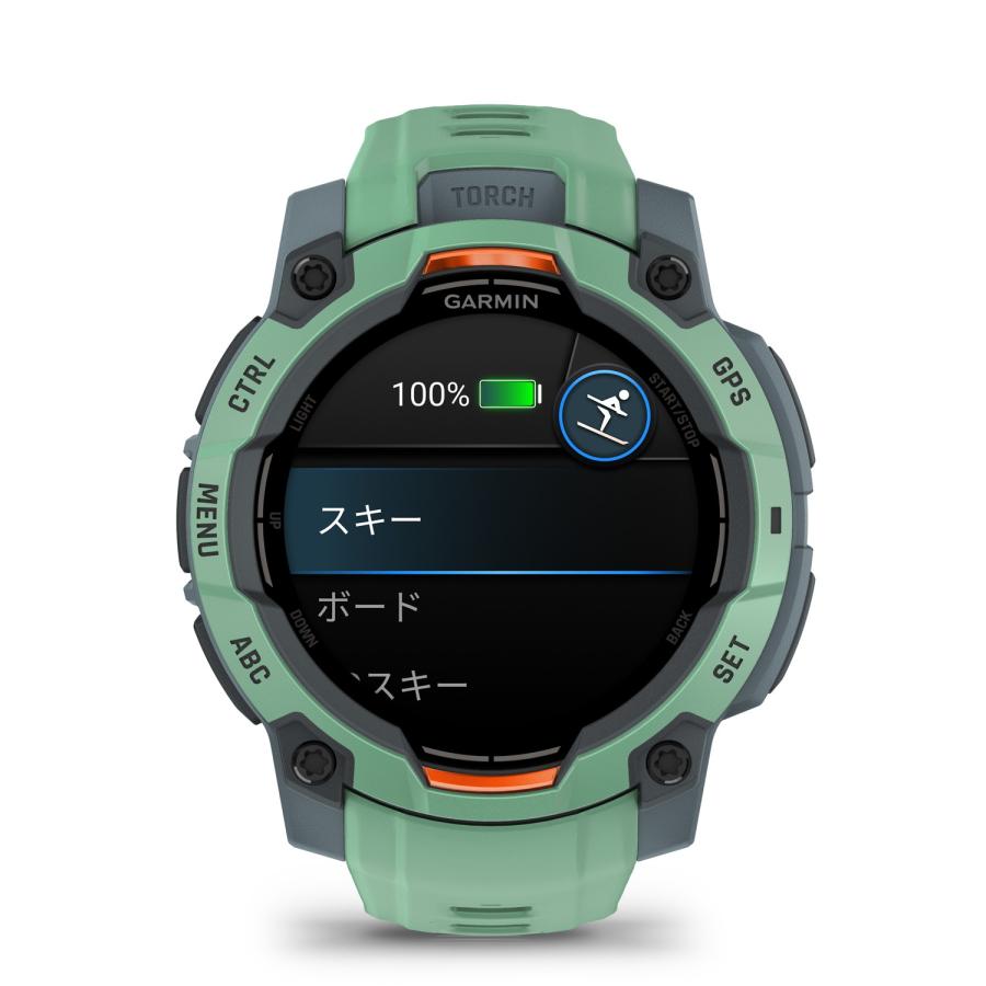 Garmin ガーミン Instinct 3 AMOLEDタフネスGPSウォッチNeotropic 45mm [数量限定]　