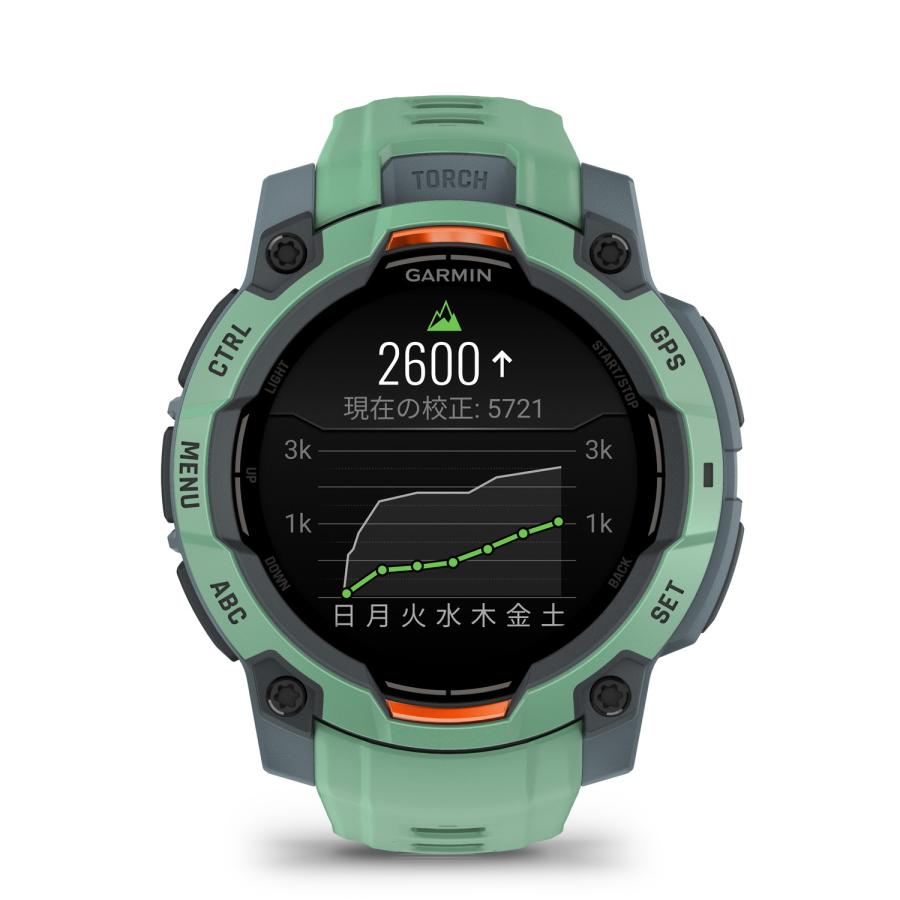 Garmin ガーミン Instinct 3 AMOLEDタフネスGPSウォッチNeotropic 45mm [数量限定]　
