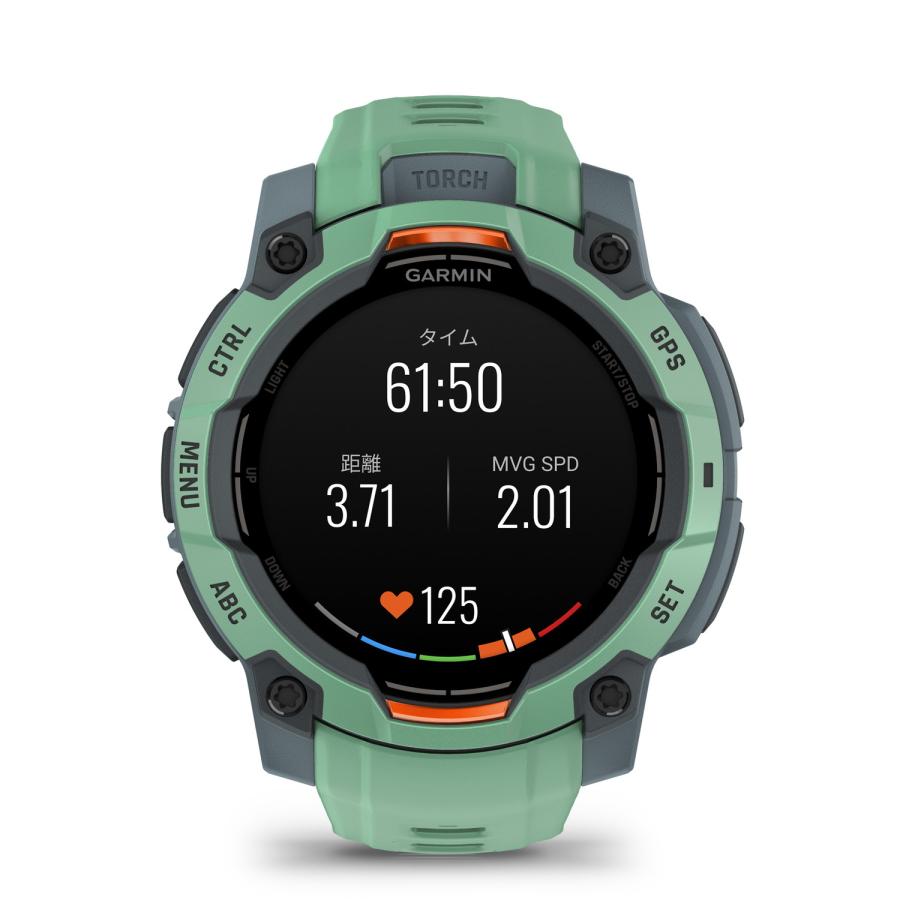 Garmin ガーミン Instinct 3 AMOLEDタフネスGPSウォッチNeotropic 45mm [数量限定]　