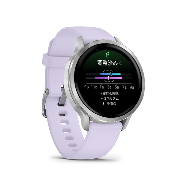 Garmin ガーミン  Venu 4 41mm Silver / Periwinkle フィットネスGPSウォッチ　