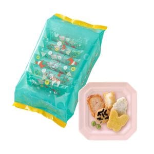 花吹き寄せ ご愛食用 ブルー 6袋入り 【B3055】