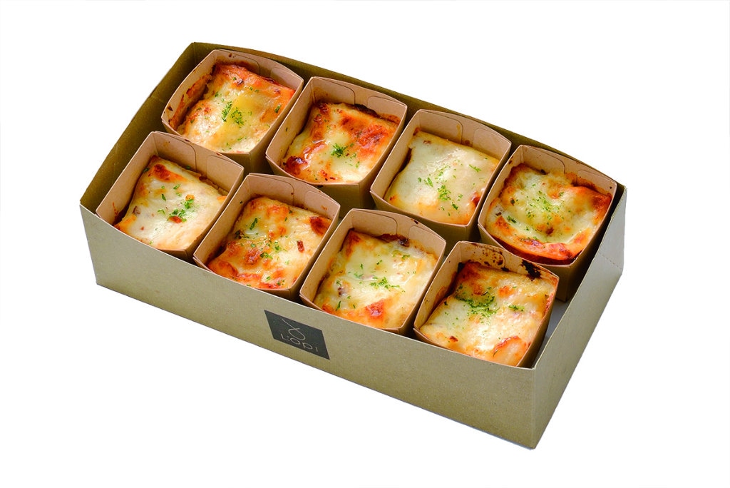 H-14.ハーフサイズBOX 無投薬で育てた「北海道十勝産 豊西牛」100％のラザニア