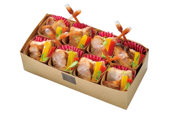 H-13.ハーフサイズBOX 無投薬で育てた「群馬県産 えばらハーブ豚未来」ローストボックス