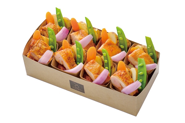 H-11.ハーフサイズBOX 薩摩ハーブ悠然どりのグリル＆スチームベジタブル