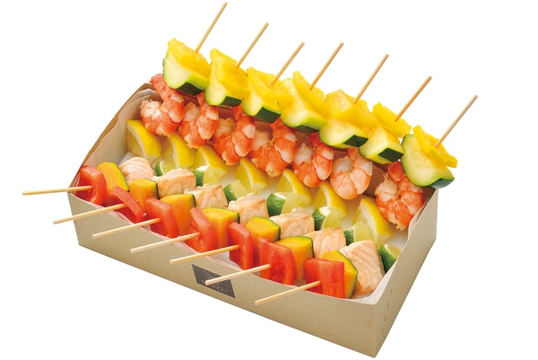 H-09.ハーフサイズBOX ２種のシーフードグリルピンチョス