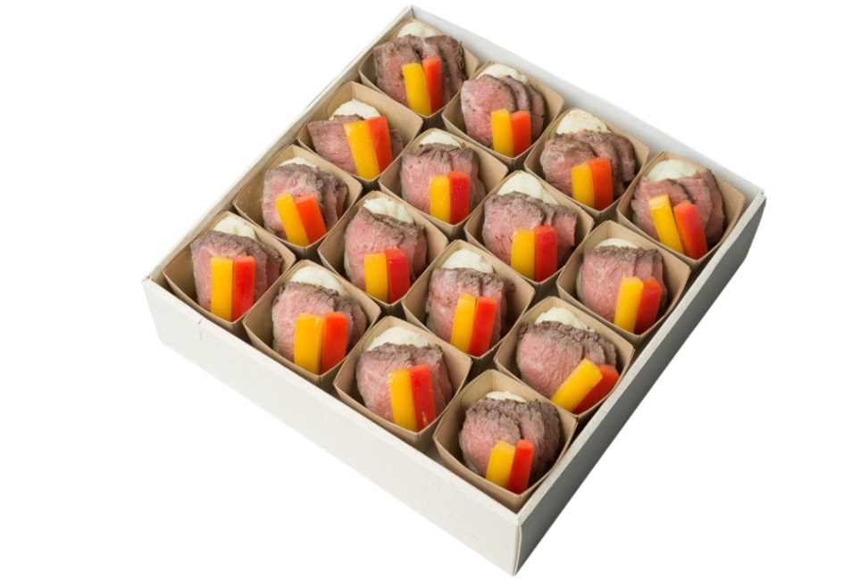 12.豊西牛のタリアータ＆グリルベジタブルのマッシュポテト添え