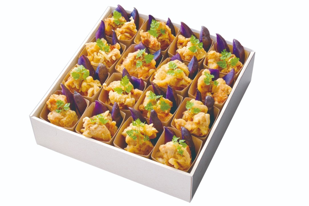 10.薩摩ハーブ悠然どりの唐揚げ＆季節野菜のフリット