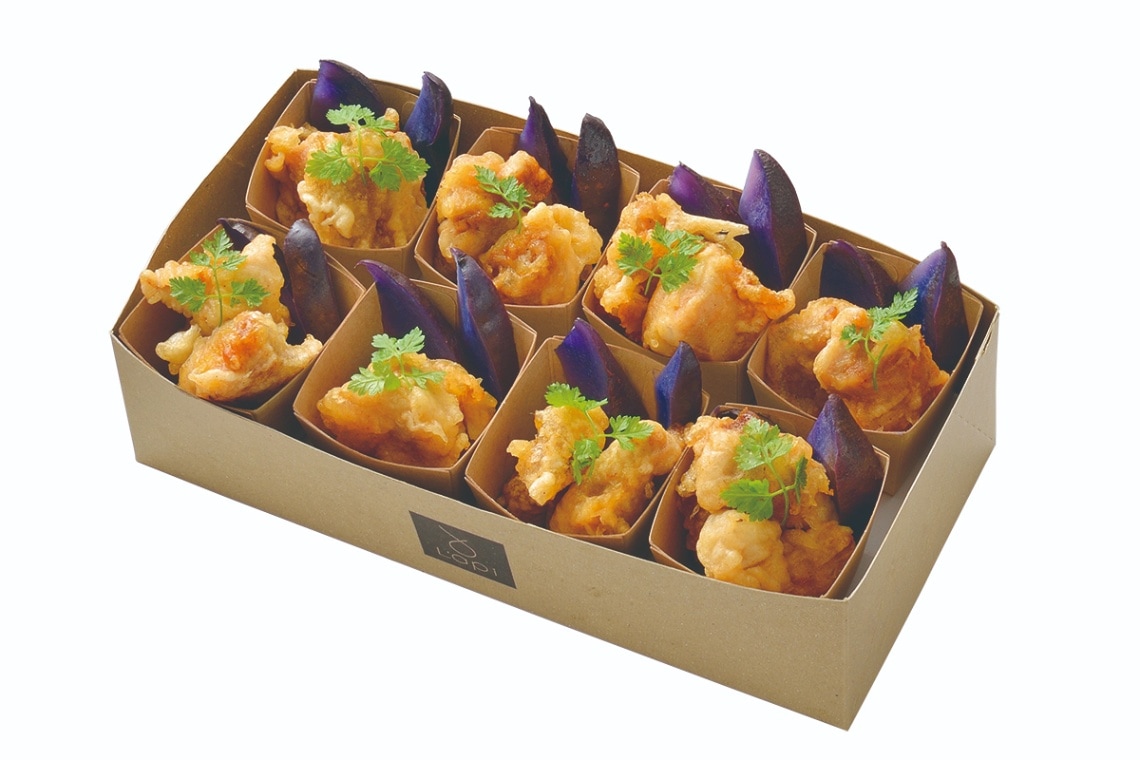 H-10.ハーフサイズBOX 薩摩ハーブ悠然どりの唐揚げ＆季節野菜のフリット