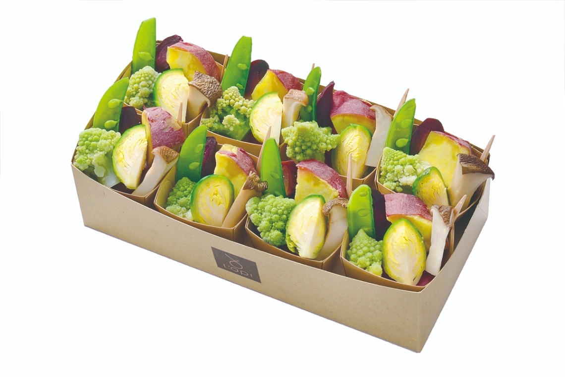 H-16.ハーフサイズBOX グリル＆スチームベジタブル -トウフミソディップ-