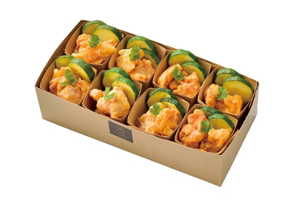 H-10.ハーフサイズBOX 薩摩ハーブ悠然どりの唐揚げ＆季節野菜のフリット