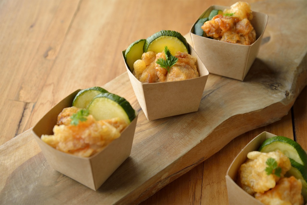 10.薩摩ハーブ悠然どりの唐揚げ&季節野菜のフリット
