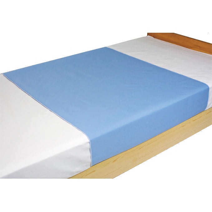 吸水拡散防水シーツ サックス