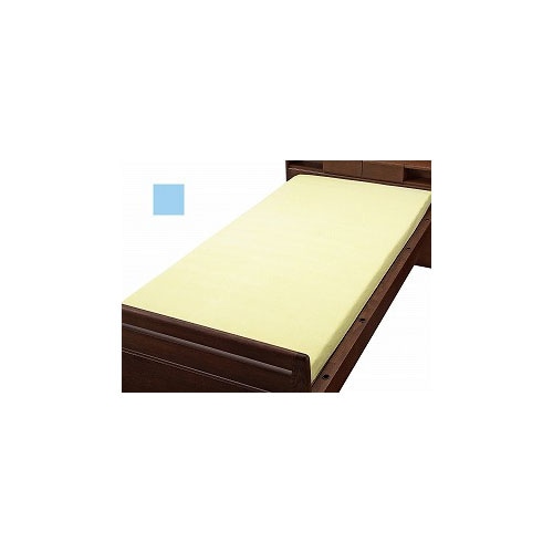 綿混パイル防水BOXシーツ サックス