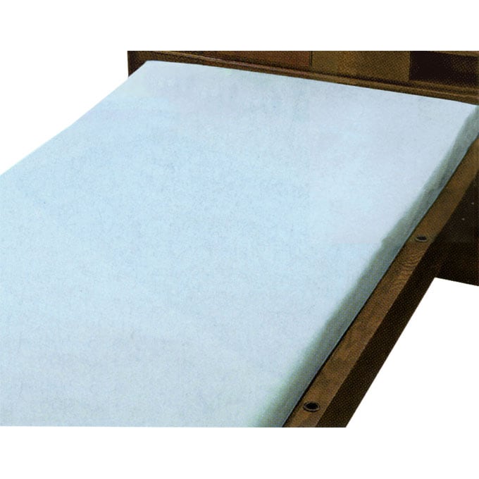 トリコットパイルフラット型防水シーツ サックス