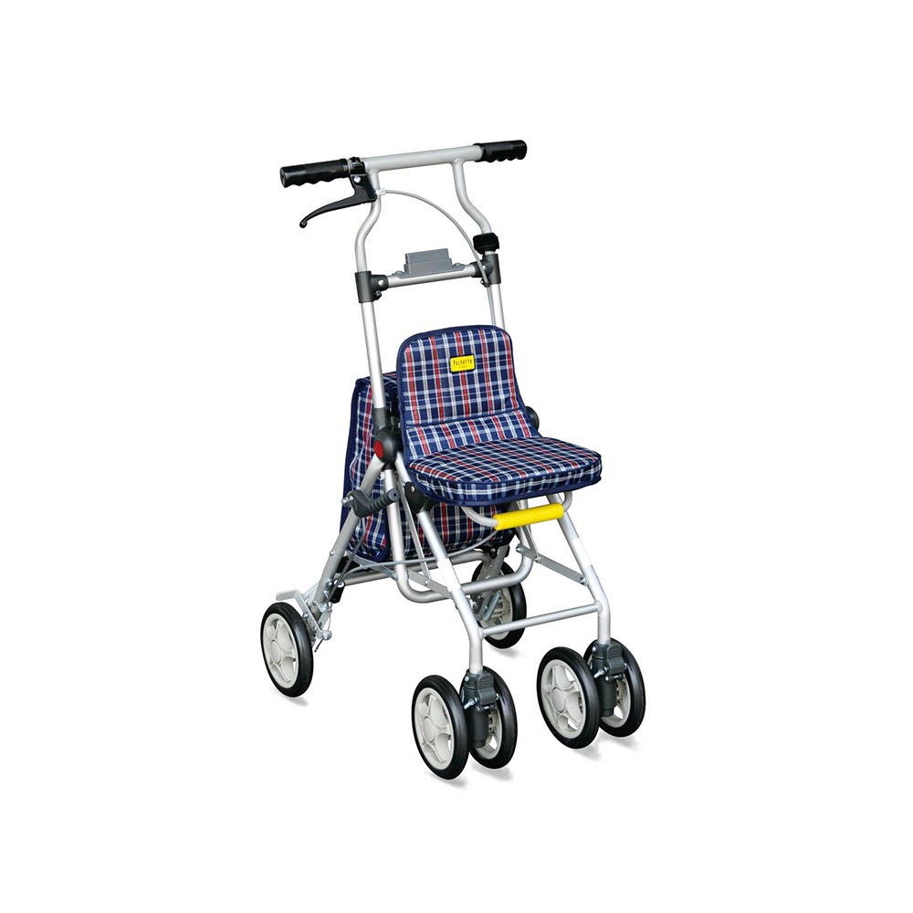 ポシェット S-II チェック紺