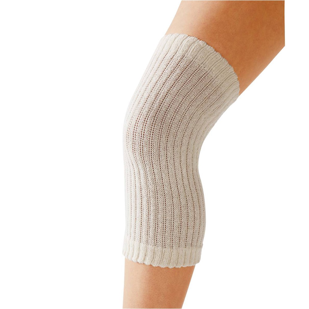 ゆったり編んだシルク混サポーター アイボリー フリー(25～50)